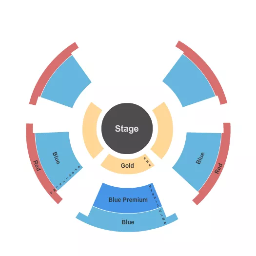 TONYS PIZZA EVENTS CENTER CIRQUE ITALIA Seating Map Seating Chart