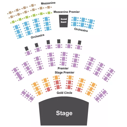 CITY WINERY ATLANTA ENDSTAGE GC Seating Map Seating Chart