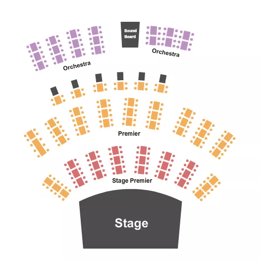 CITY WINERY ATLANTA STAGE PREMIER PREMIER ORCH Seating Map Seating Chart