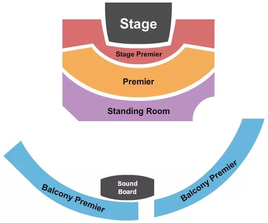 CITY WINERY NEW YORK CITY PREMIERS GA Seating Map Seating Chart