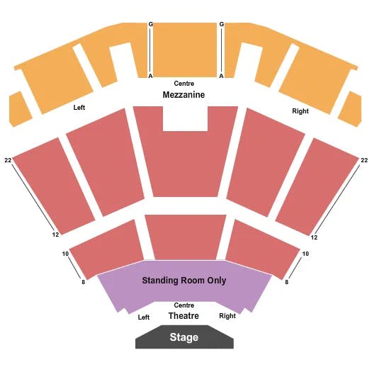  END STAGE PIT 2 Seating Map Seating Chart