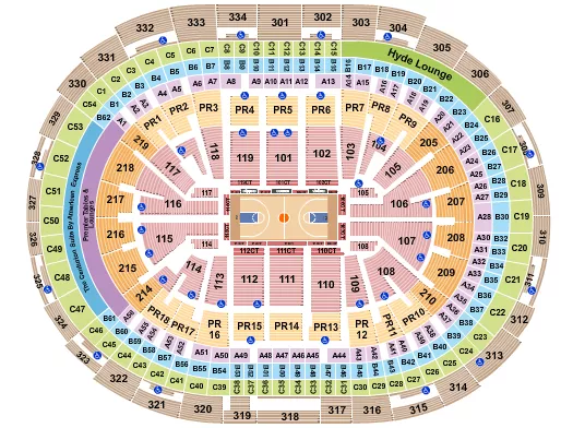 CRYPTOCOM ARENA BASKETBALL CLIPPERS ROW Seating Map Seating Chart