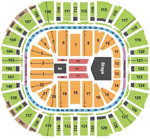  GRUPO FIRME Seating Map Seating Chart