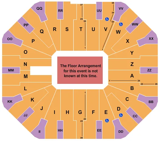  GENERIC FLOOR Seating Map Seating Chart