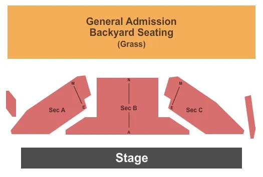 KEMBA LIVE OUTDOOR RESERVED Seating Map Seating Chart