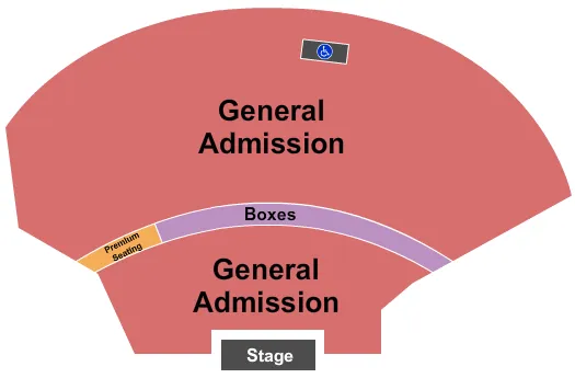 KEMBA LIVE END STAGE 2 Seating Map Seating Chart