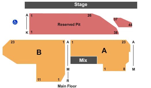 KEMBA LIVE TRIXIE MATTEL Seating Map Seating Chart