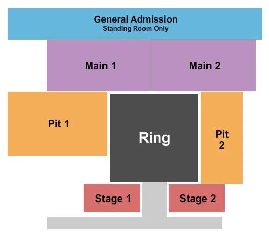 KEMBA LIVE WWE 2 Seating Map Seating Chart