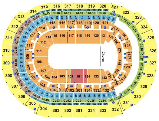  RODEO Seating Map Seating Chart