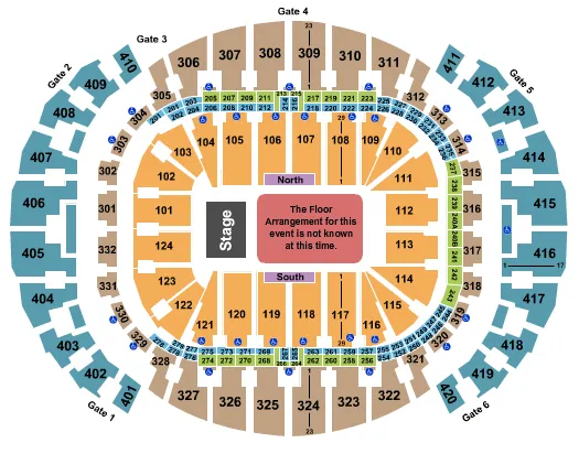  GENERIC FLOOR Seating Map Seating Chart