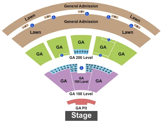  DISRUPT FESTIVAL Seating Map Seating Chart