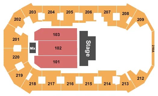  CHICAGO Seating Map Seating Chart