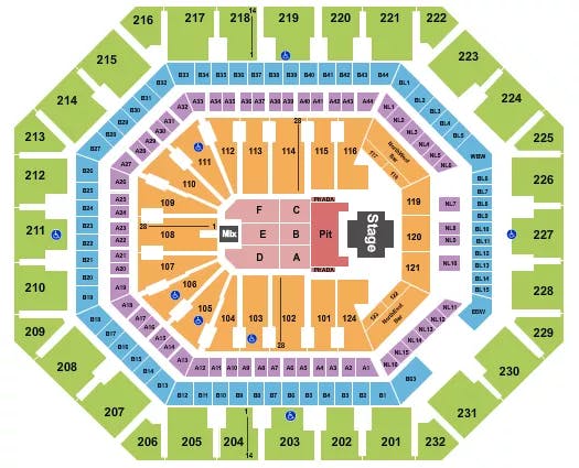  LAURYN HILL Seating Map Seating Chart