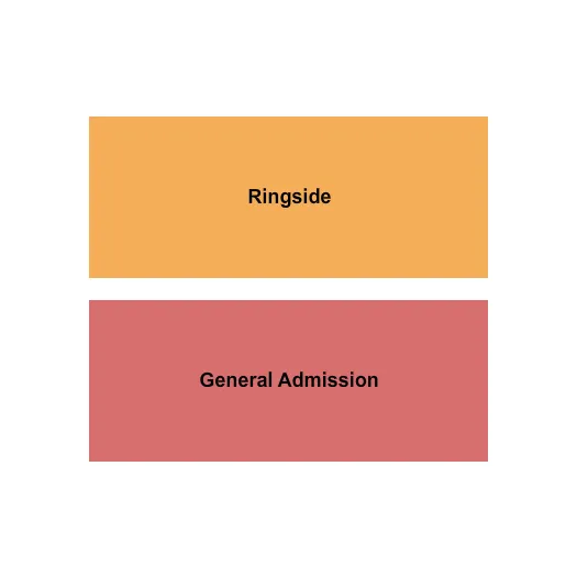 MESA THEATER CLUB GA RINGSIDE Seating Map Seating Chart