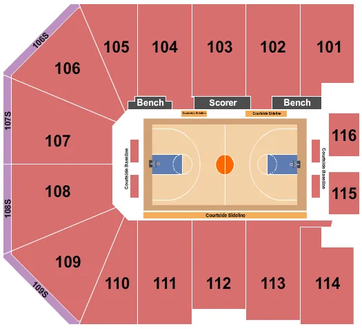  BASKETBALL2 Seating Map Seating Chart