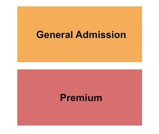 THE ADMIRAL OMAHA GA PREMIUM Seating Map Seating Chart