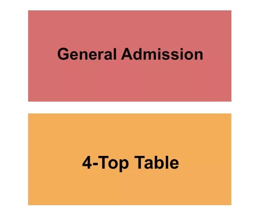 JOES BAR ON WEED ST GA TABLE Seating Map Seating Chart