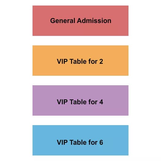 THE FORGE JOLIET GA VIP TABLE 246 Seating Map Seating Chart