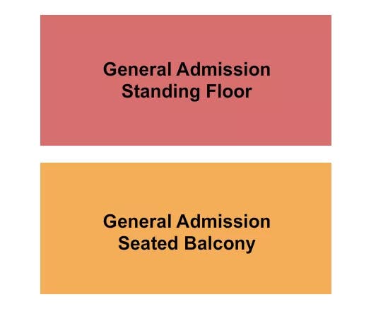  GA FLOOR GA BALCONY Seating Map Seating Chart