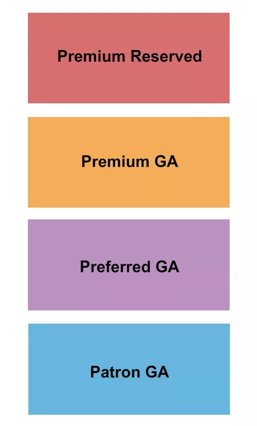  PREMIUM PREFERRED Seating Map Seating Chart