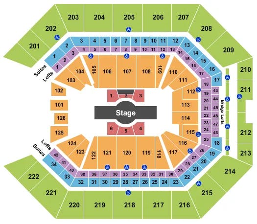  CIRQUE CORTEO Seating Map Seating Chart