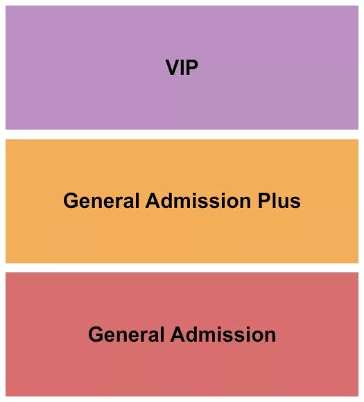  GA GA PLUS VIP Seating Map Seating Chart