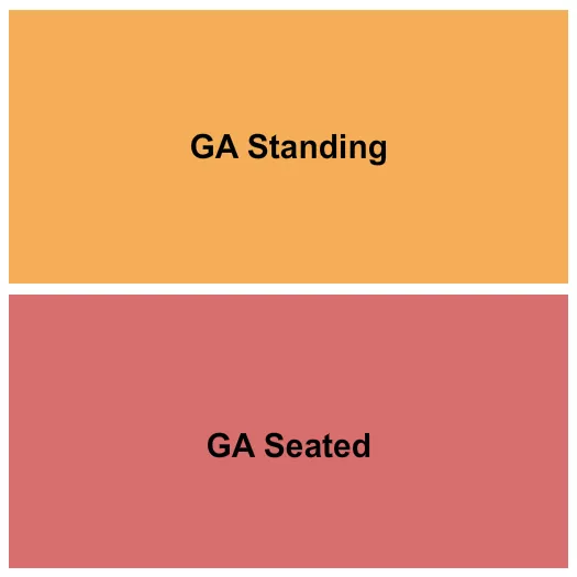  GA STANDING SEATED Seating Map Seating Chart