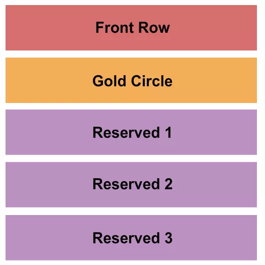  ENDSTAGE GC RESERVED Seating Map Seating Chart