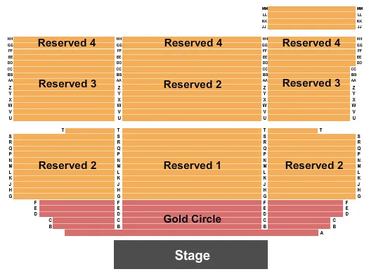  ENDSTAGE 2 Seating Map Seating Chart