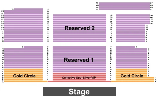  ENDSTAGE 4 Seating Map Seating Chart