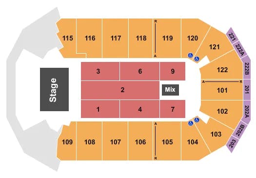  WHY DONT WE Seating Map Seating Chart