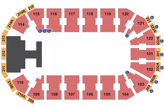  PBR Seating Map Seating Chart