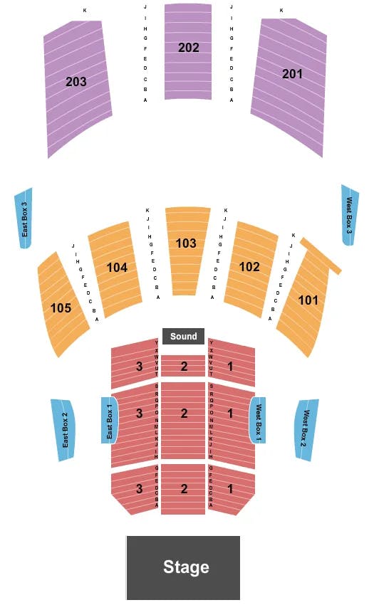  ENDSTAGE 3 Seating Map Seating Chart