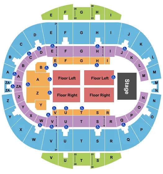  JAZZ FESTIVAL Seating Map Seating Chart