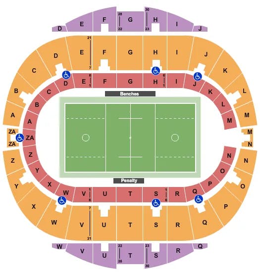  LACROSSE Seating Map Seating Chart