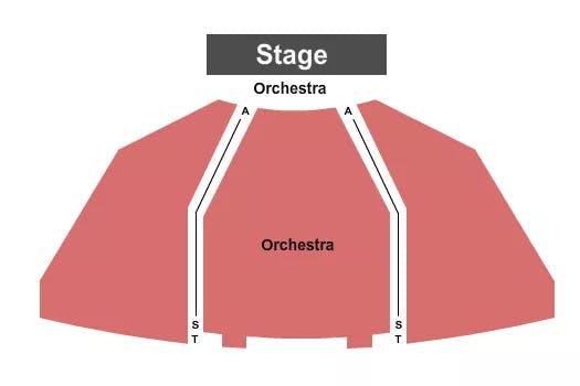  END STAGE Seating Map Seating Chart