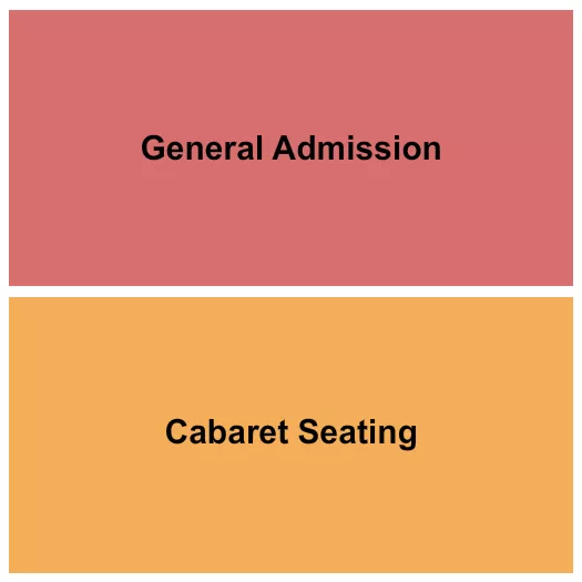 HARLOWS NIGHT CLUB GA CABARET Seating Map Seating Chart