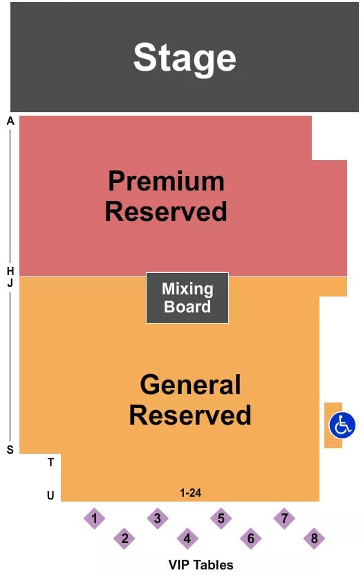  END STAGE 3 Seating Map Seating Chart