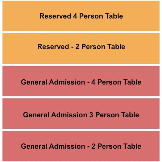 HELIUM COMEDY CLUB ST LOUIS GA RESERVED TABLES Seating Map Seating Chart