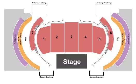  ENDSTAGE 2 Seating Map Seating Chart