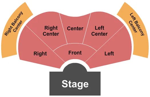  ENDSTAGE RSV FRONT Seating Map Seating Chart