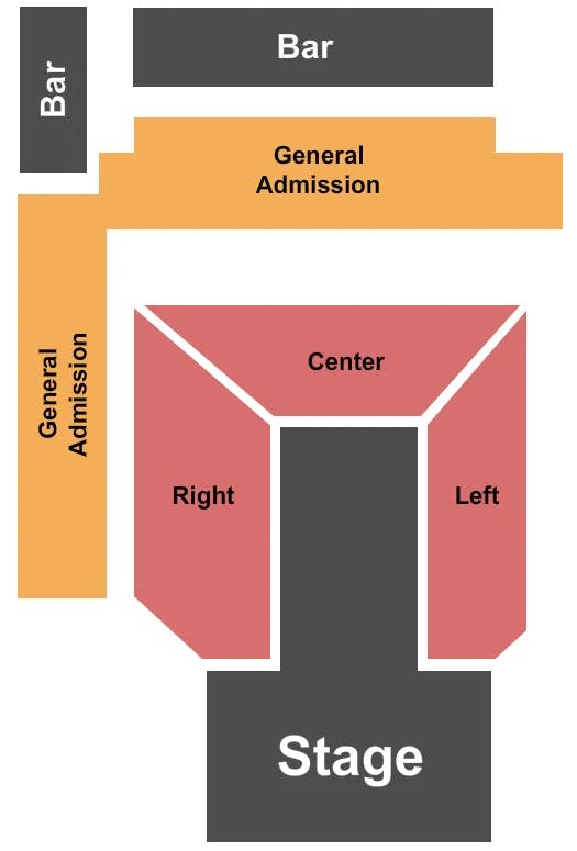 HOUSE OF BLUES DALLAS ENDSTAGE 2 Seating Map Seating Chart
