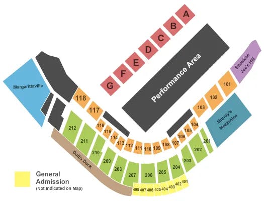 JOSEPH P RILEY JR PARK NITRO CIRCUS Seating Map Seating Chart