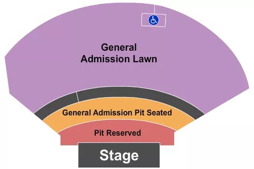 KEMBA LIVE ENDSTAGE RESERVED PIT Seating Map Seating Chart