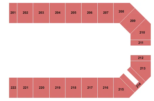 KANSAS STAR EVENT CENTER ARENA OPEN FLOOR Seating Map Seating Chart