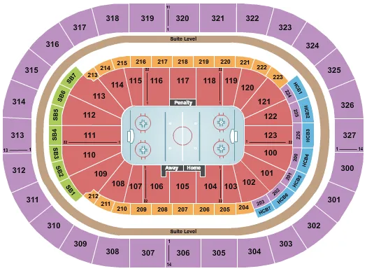  HOCKEY Seating Map Seating Chart