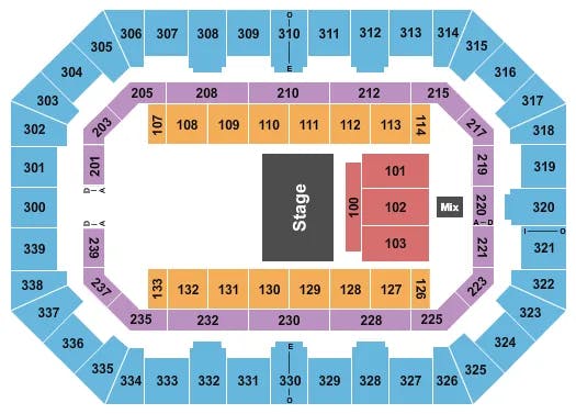  HALF HOUSE Seating Map Seating Chart