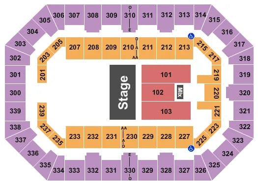  HOTEL CALIFORNIA Seating Map Seating Chart