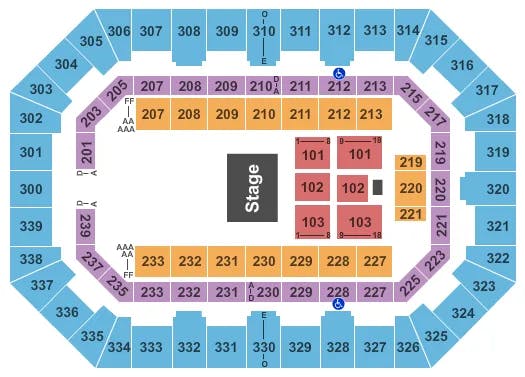  TSO Seating Map Seating Chart