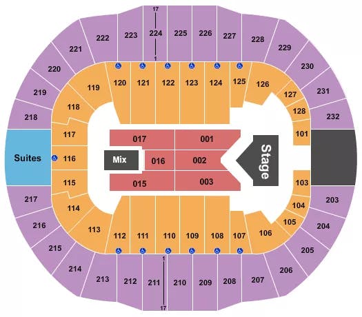  JELLY ROLL Seating Map Seating Chart